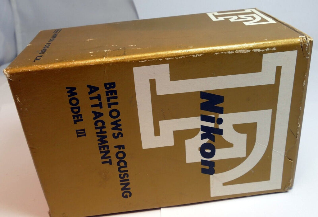 Empty Box for  Nikon Bellows Focusing Attachment Model III  ( an empty box only)