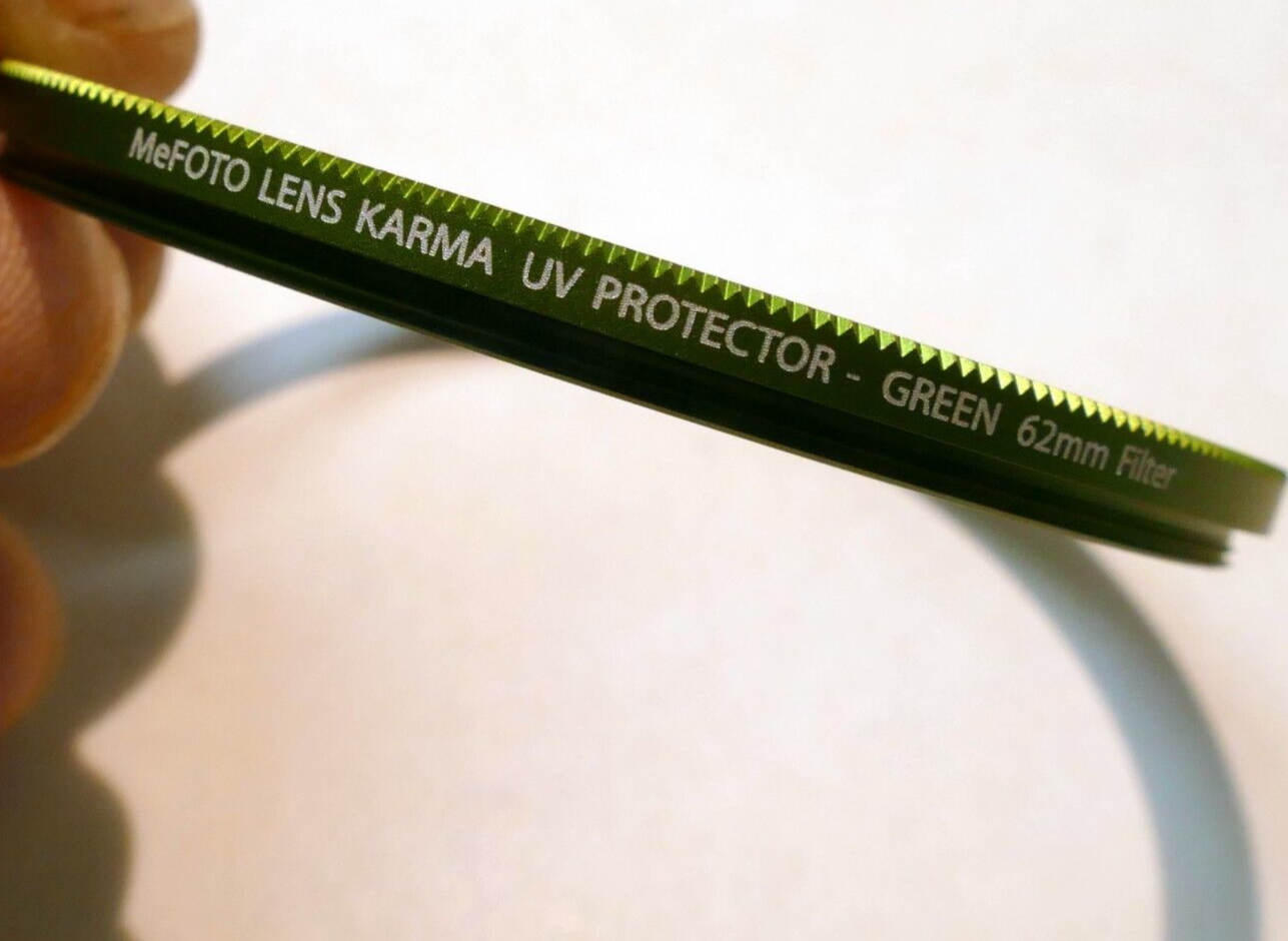 Karma 62mm Filter UV multi-coated protector ME-Foto Green Rim