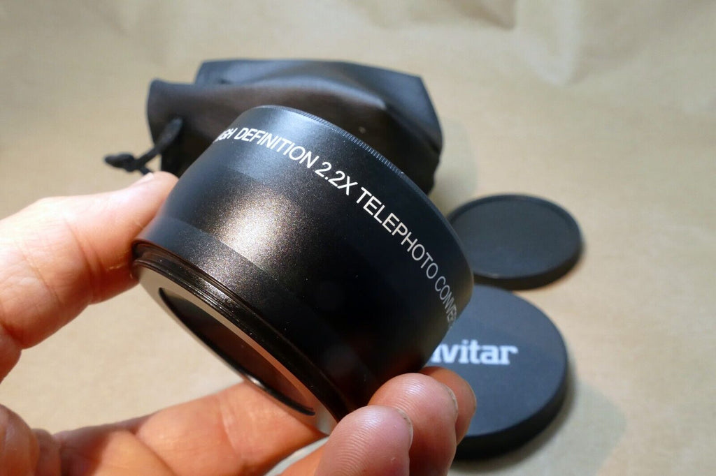 55mm (thread size) HD MC AF 2.2X Telephoto Lens w/ Macro for 18-55mm