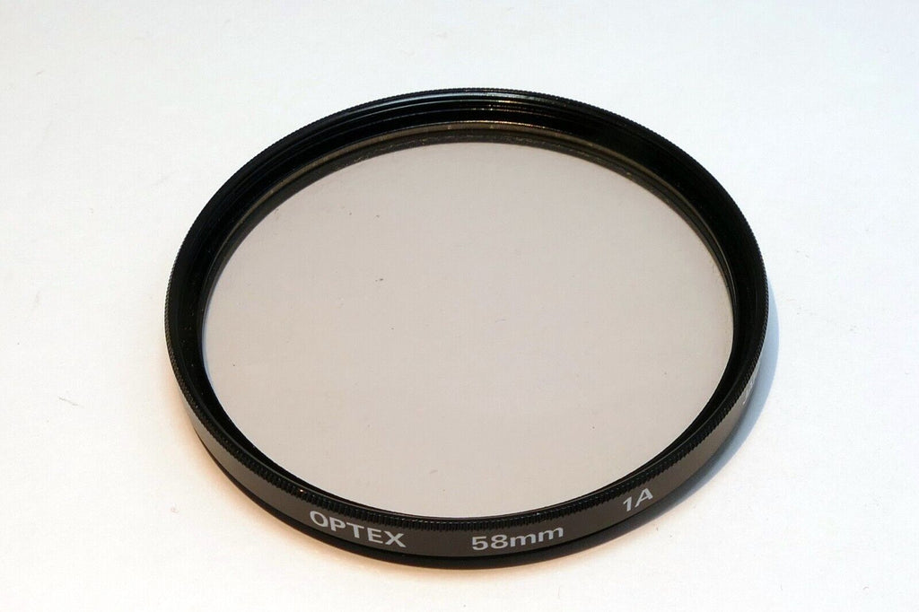 Optex 58mm lens filter 1A skylight warming