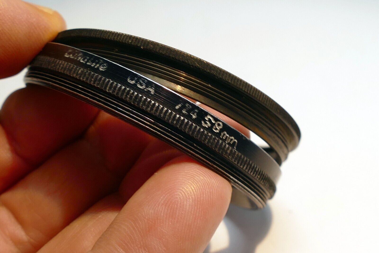 58mm to series 7 VII  Threaded Retaining Ring and filter Holder step down