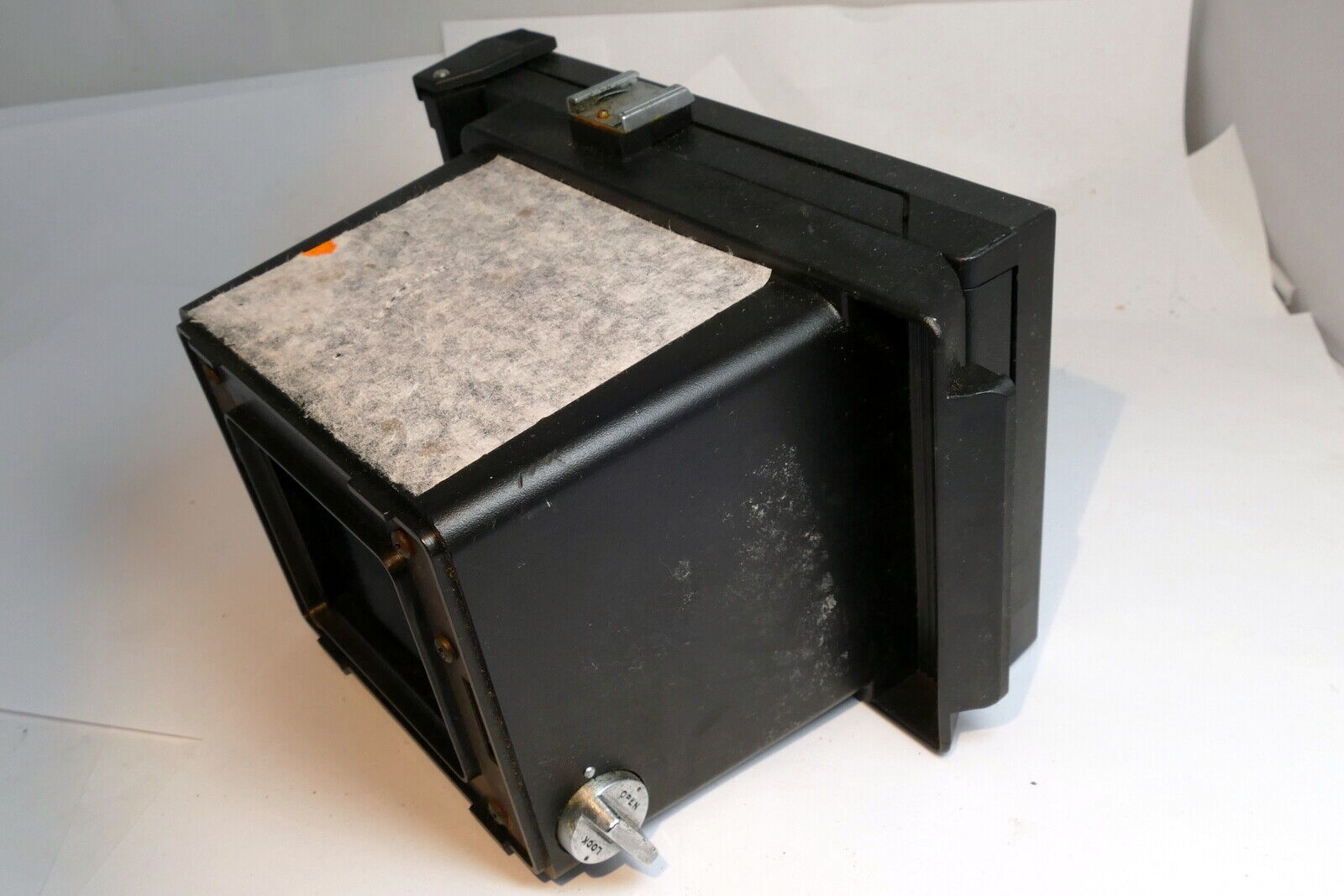 Polaroid land camera back for CU-5 MP macro  lens system