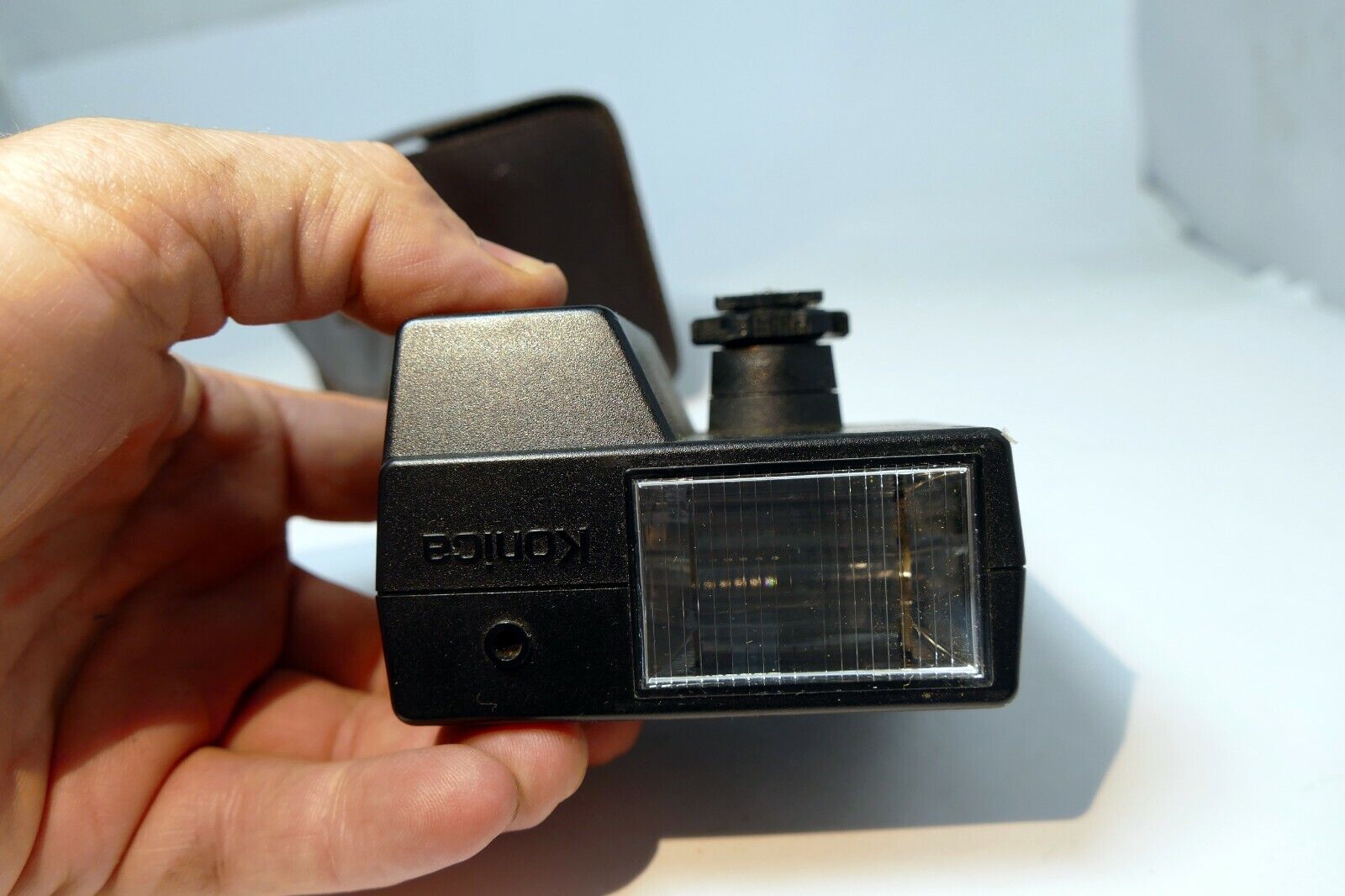 Konica X-24 Flash - AS IS for parts damaged battery door