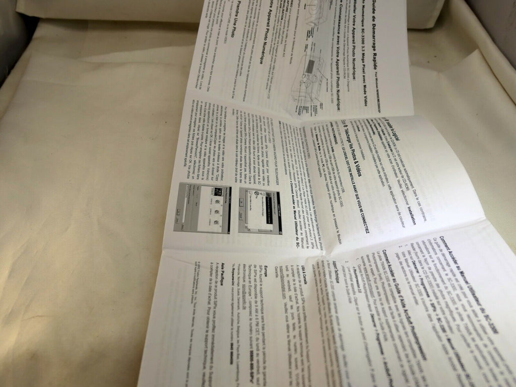 SiPix Digital Camera SC 3300 3MP User Manual Guide Instructions English EN