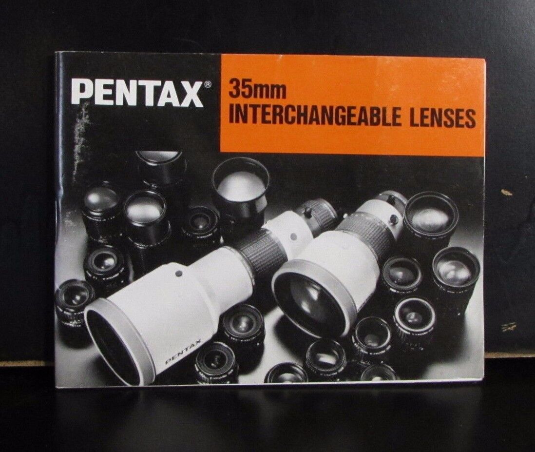 Pentax SMC A Interchangeable Lens System Guide 45 pages 1983  B00132