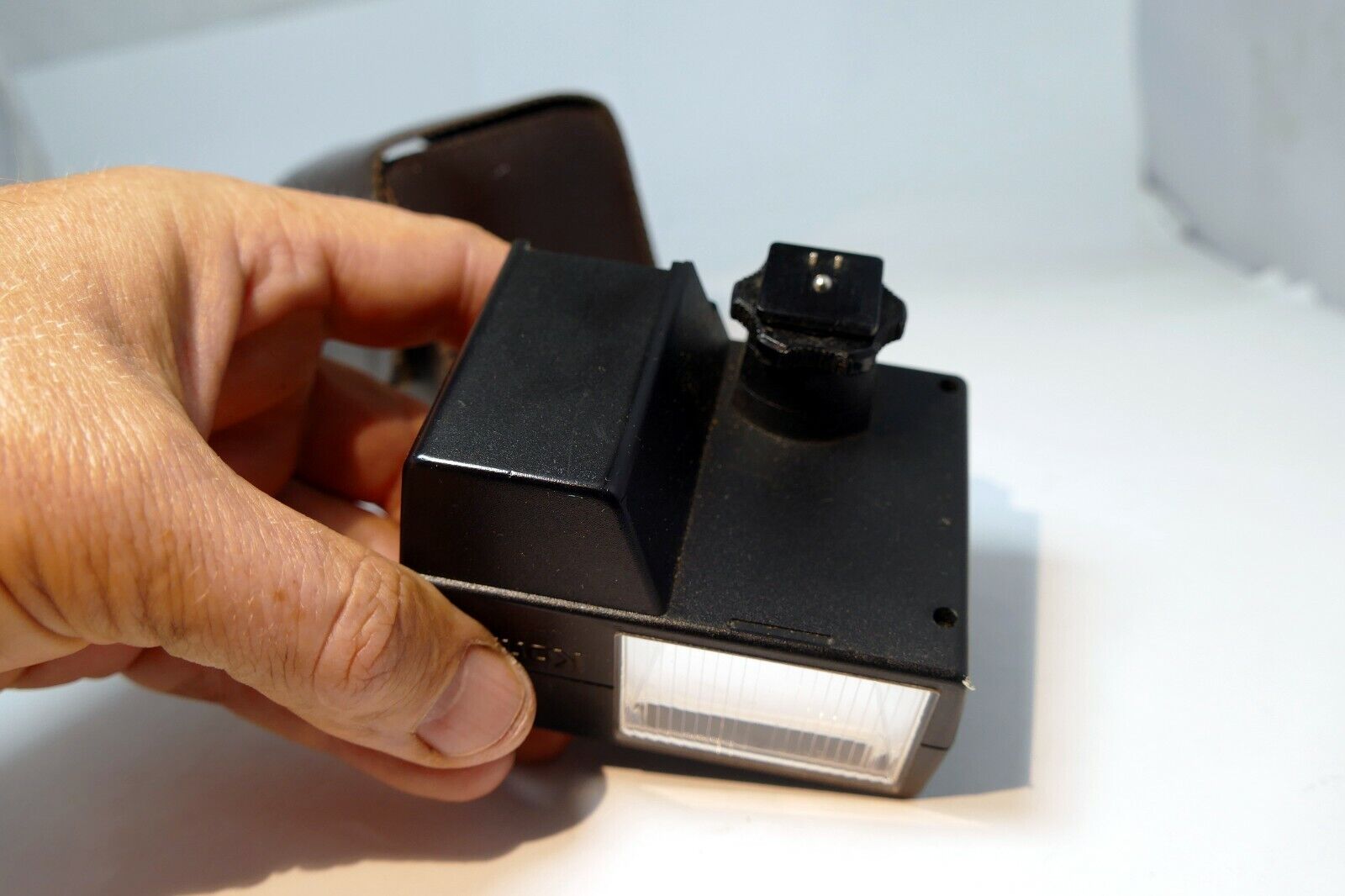 Konica X-24 Flash - AS IS for parts damaged battery door
