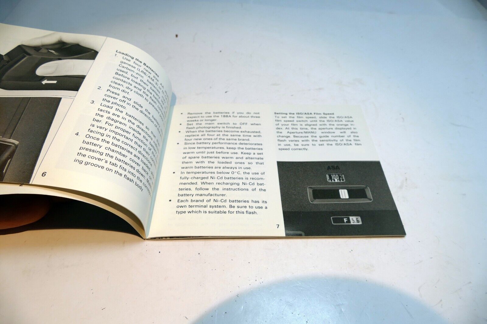 Canon Speedlight 188A flash  User's Manual Instruction Guide English
