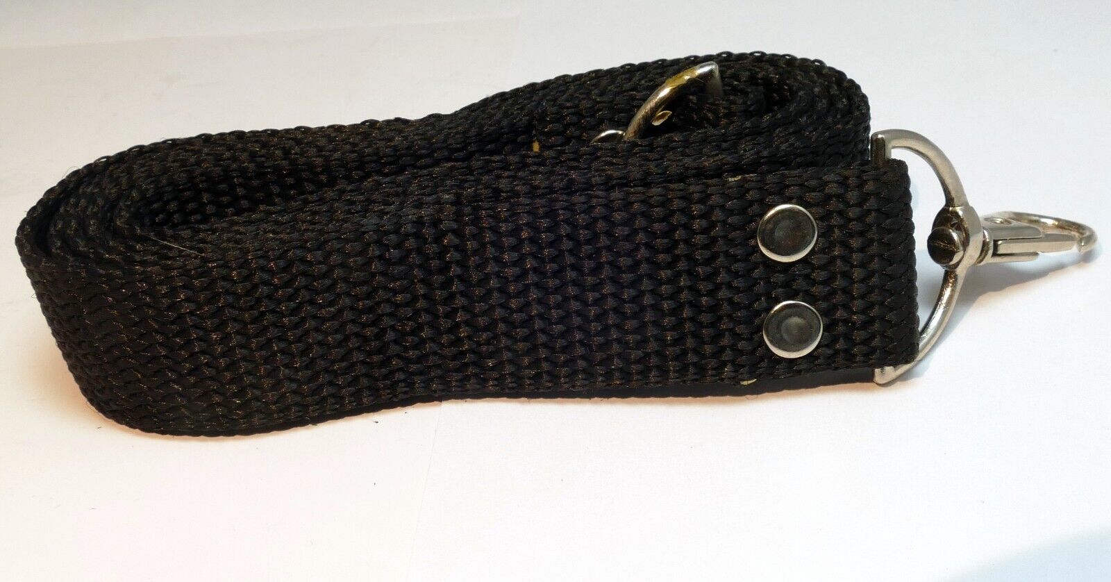 Shoulder Strap 2.5cm wide Neck for camera case bag snap on clips metal