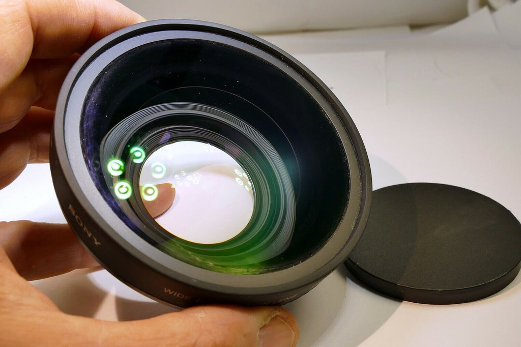 Sony Wide Angle Conversion Lens x0.7 VCL-HG0758 AUX 58mm rim Genuine OEM