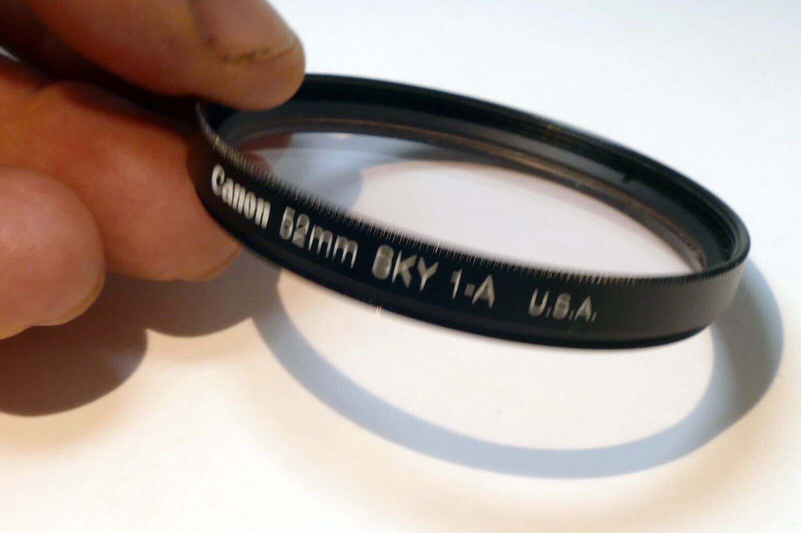 Canon 52mm Filter 1-A Skylight Sky 1x for 50mm f1.8 nFD - EOM made in USA