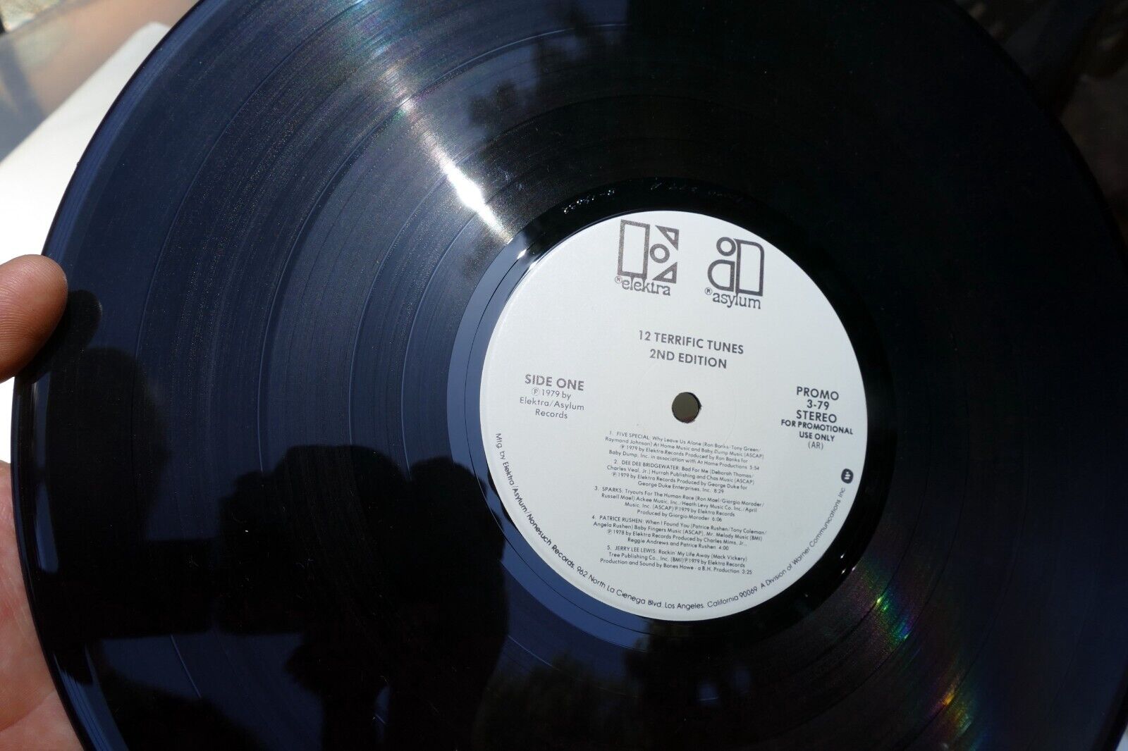 12 Terrific Tunes LP Promo 1-79 2ND Edition 3-79 Asylum / Elektra 1979