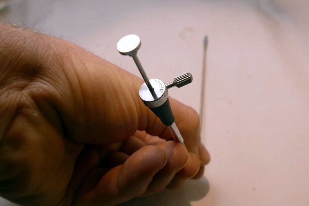 Metal Straight Cable Release - 12 inch 1 foot  long vintage