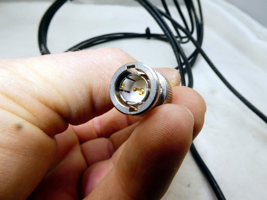 Amphenol 31-71033 BNC MALE to MALE plug jumper pigtail video cable Coaxial 3-5 '