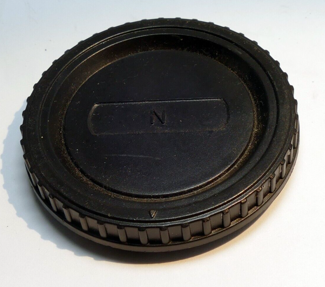 "N" camera body cap for Nikon F cameras D3200 D3500