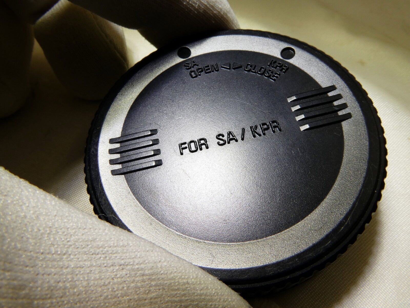 Sigma SA / KPR Rear Lens Cap  genuine OEM