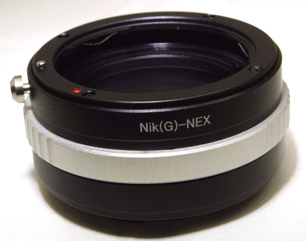 Nikon AF-S G Lens to Sony NEX E Camera Mount Adapter ILCE a6300 a5100 NEX 5T a7