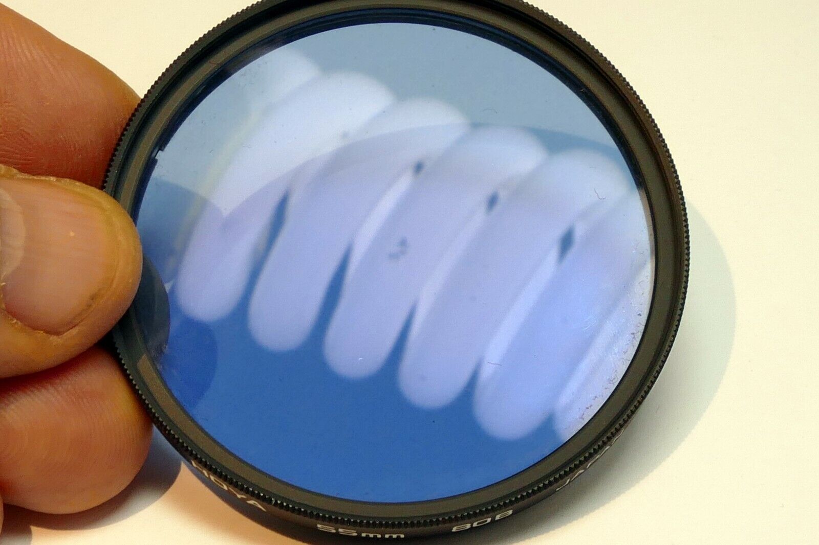 Hoya 55mm Filter 80B  deep blue cooling made in Japan