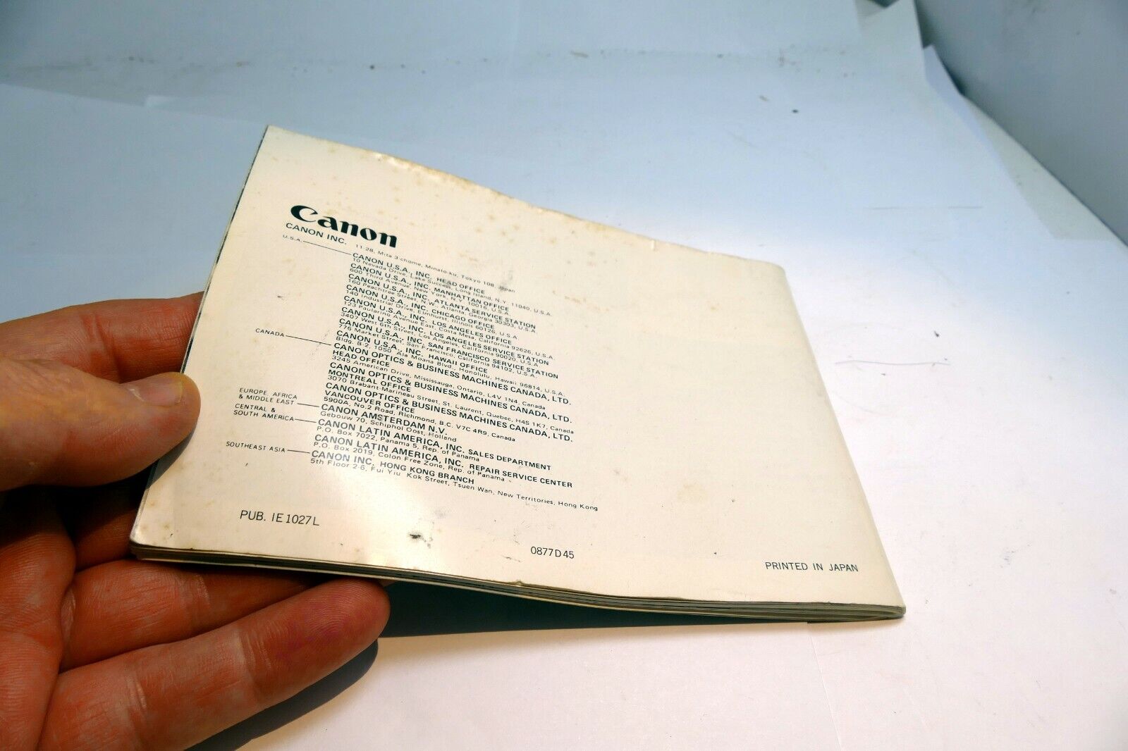 Canon AE-1 camera Manual Guide   Instructions EN Instruction Guide