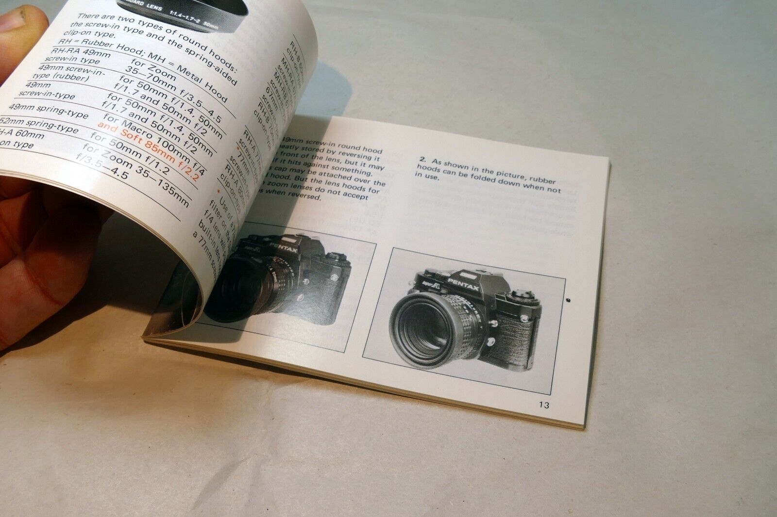 Pentax35mm Interchangeable Lenses System Information Brochure Booklet MX LX