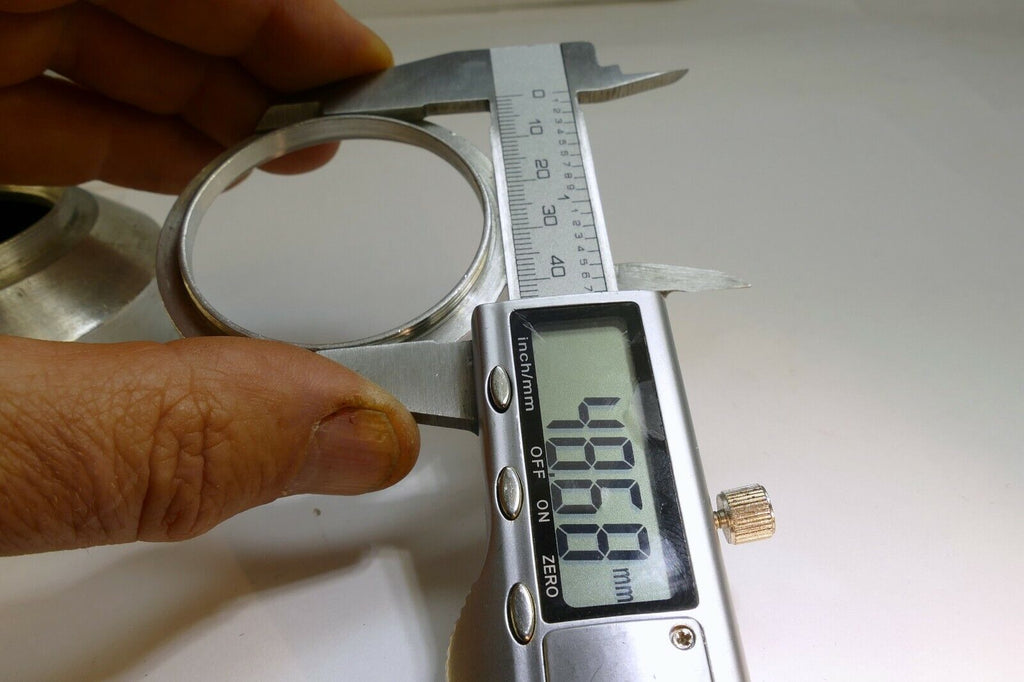 Enteco series 7 VII lens hood shade metal threaded screw in type w/ 49mm adapter