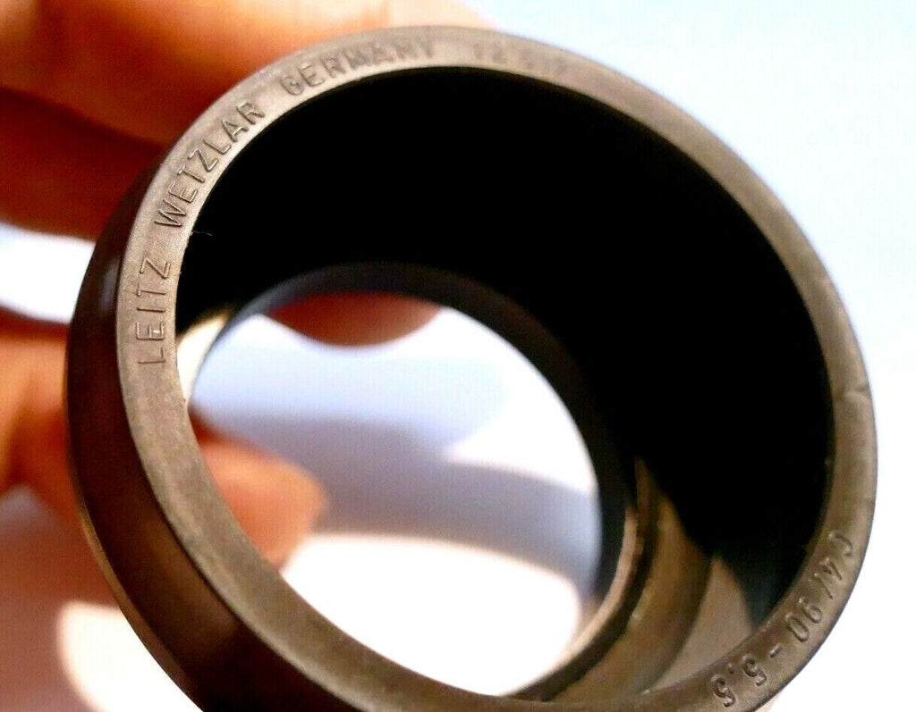 LEICA LEITZ COLLAPSIBLE RUBBER LENS HOOD SHADE 12517 FOR 90MM F4 series 5.5