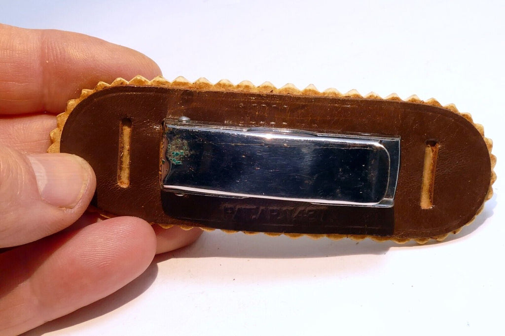 Clip on buckle for Brown Genuine Leather camera neck hand strap