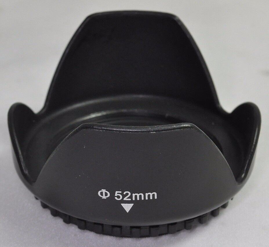 Petal Φ 52mm Plastic Lens Hood Scew in type (unknown brand) 5310023
