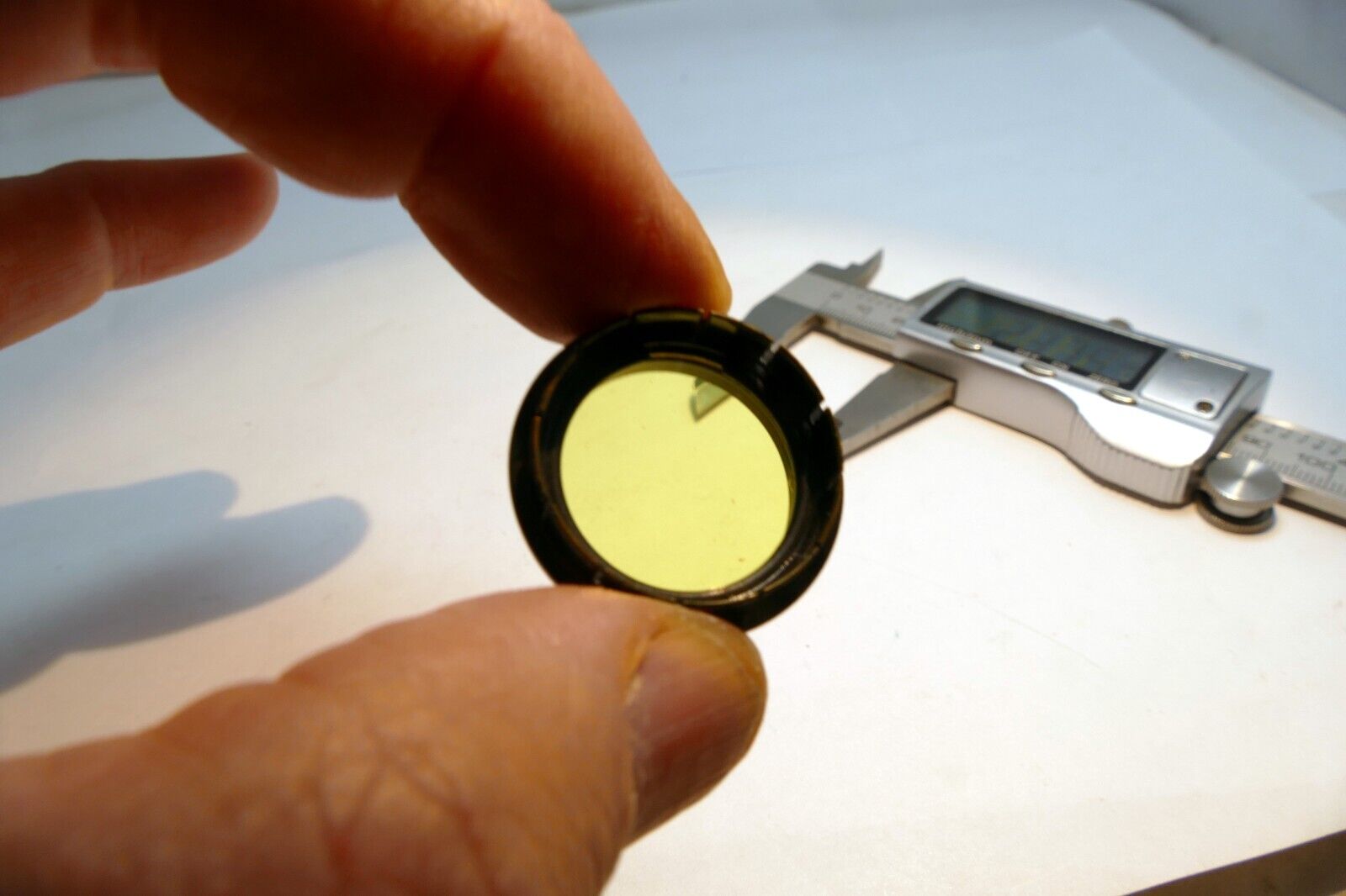 Argus Lens Accessory No. C-61 for Model “C” Light Yellow 2X Filter