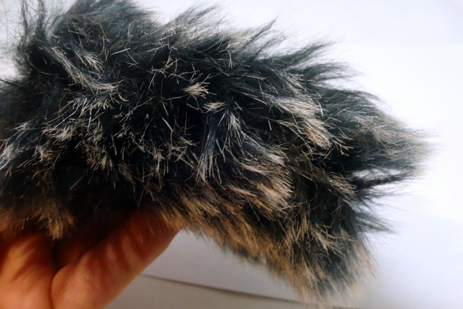 5" long Fur windshield Muff Blimp Cover Hole Standard 20-22mm for shotgun Mic