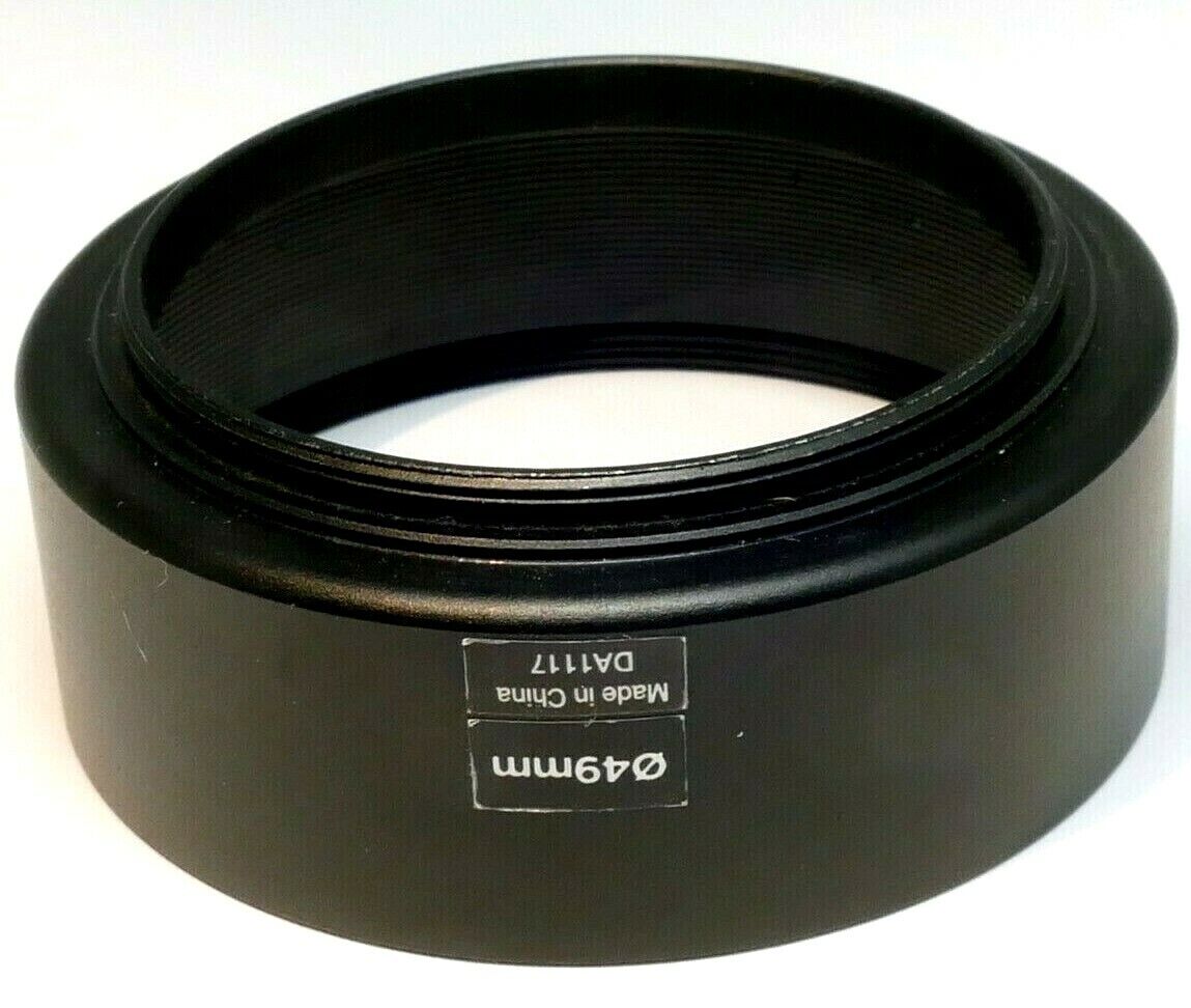 49mm Lens Hood Shade screw in for 135mm f2.8 85mm  telephoto metal