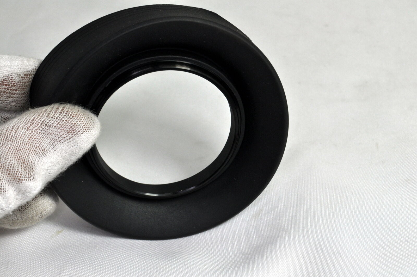 58mm Extendable/Collapsible Rubber lens Hood Shade Telephoto Screw on Type