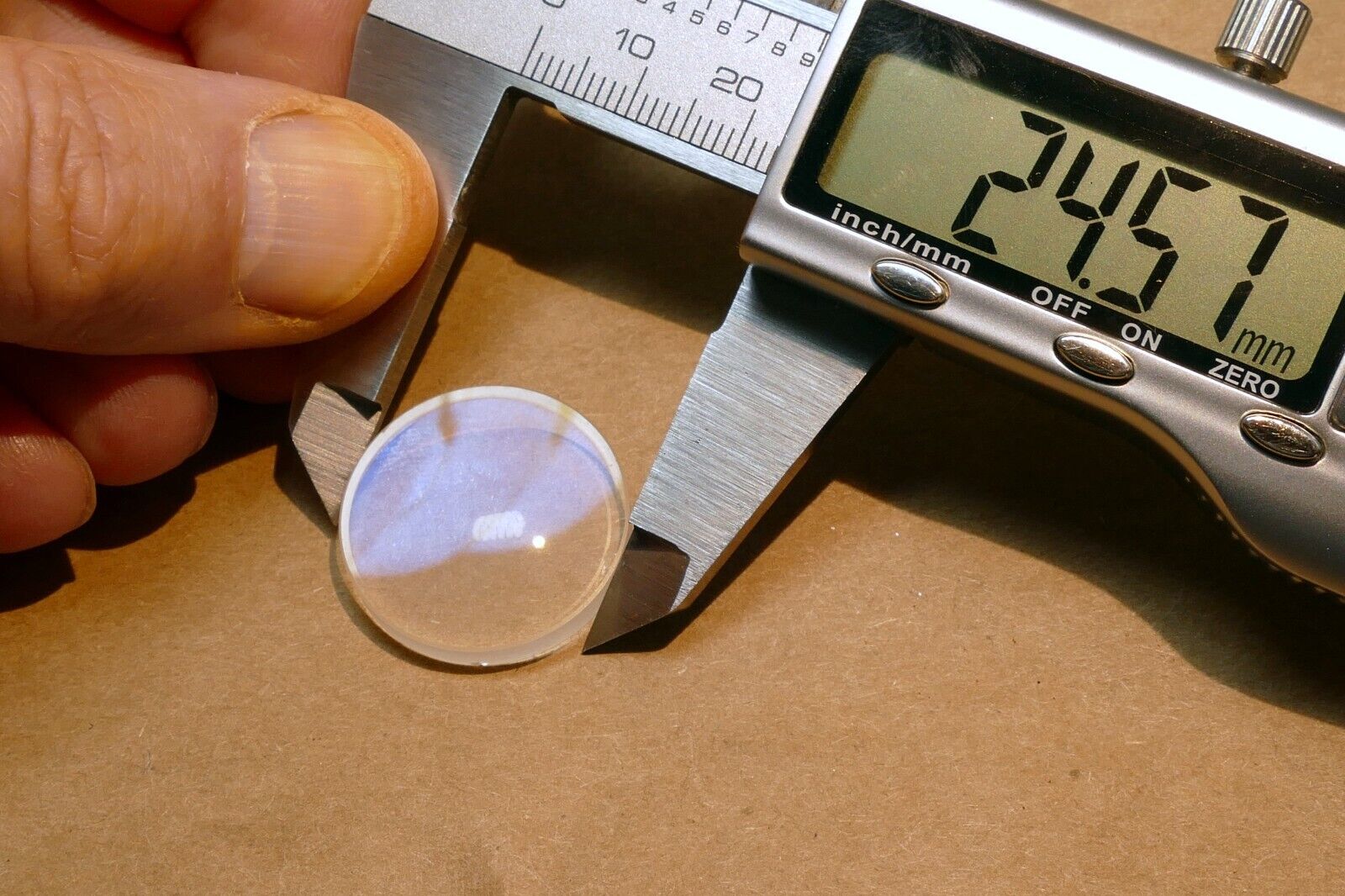 1" Diameter 0.15" thick OpticalGlass for microscope