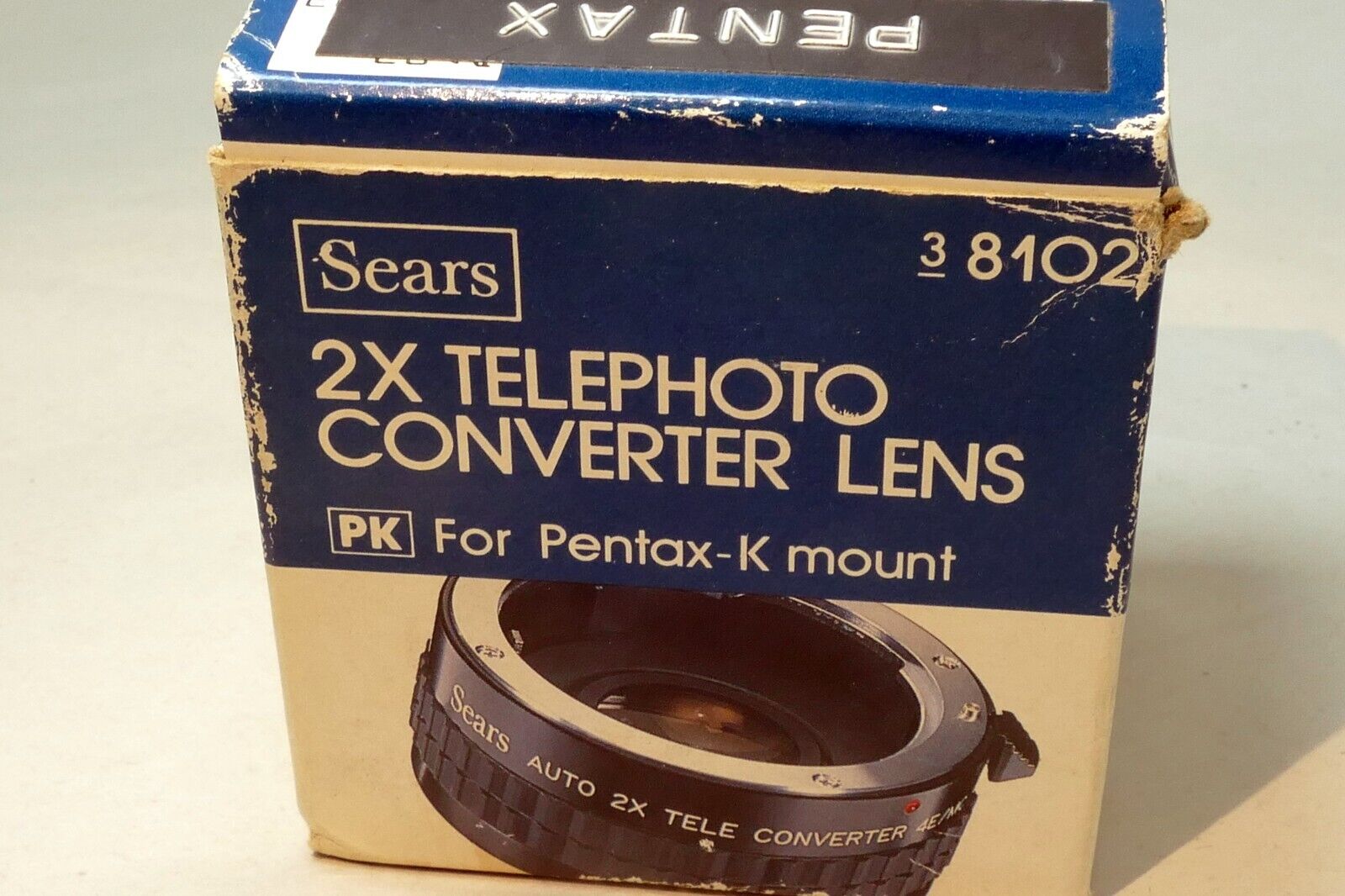 Sears Multi-Coated 2X Lens teleconverter for Pentax K PK mount manual focus