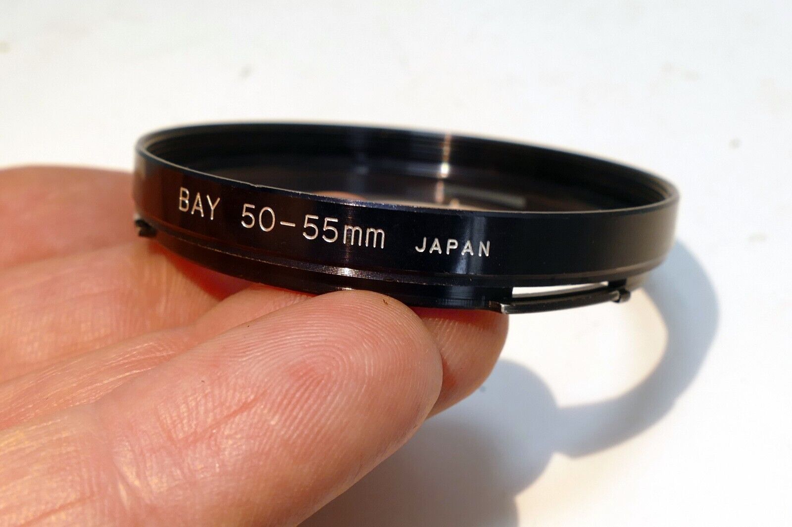 B50 BAY57 Hasselblad V Bayonet Filter Adapter to 55mm threaded ring