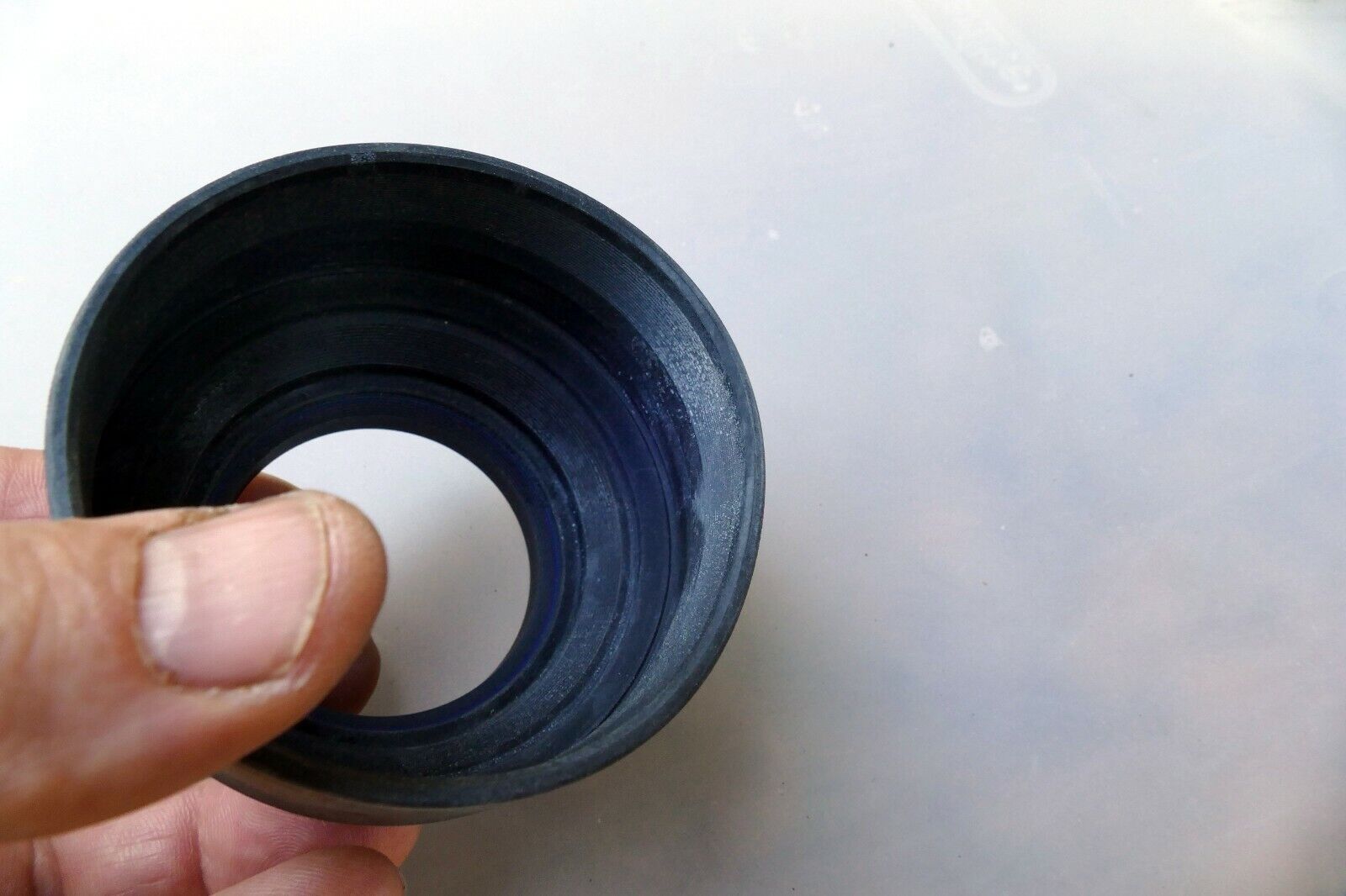 49mm Rubber Lens Hood Shade collapsible telephoto 135mm f2.8 f3.5 vintage HOYA