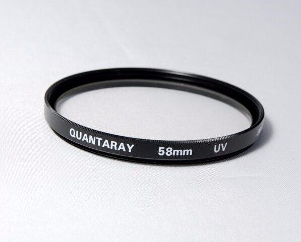 Quantaray 58mm UV Filter used excellent condition