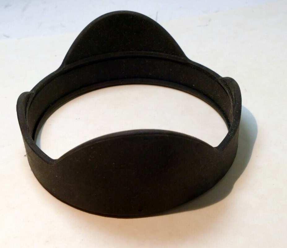Slip on type Rubber 72mm Lens Hood