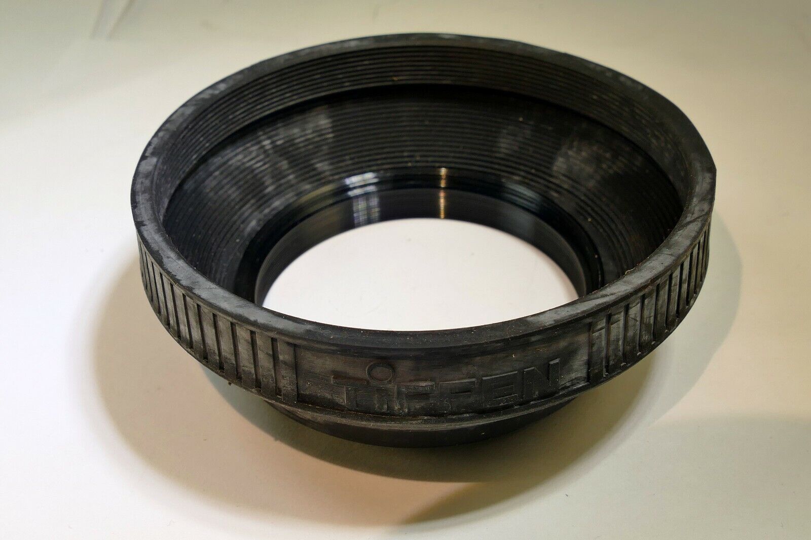 Tiffen 55mm Lens Rubber collapsible Hood shade vintage