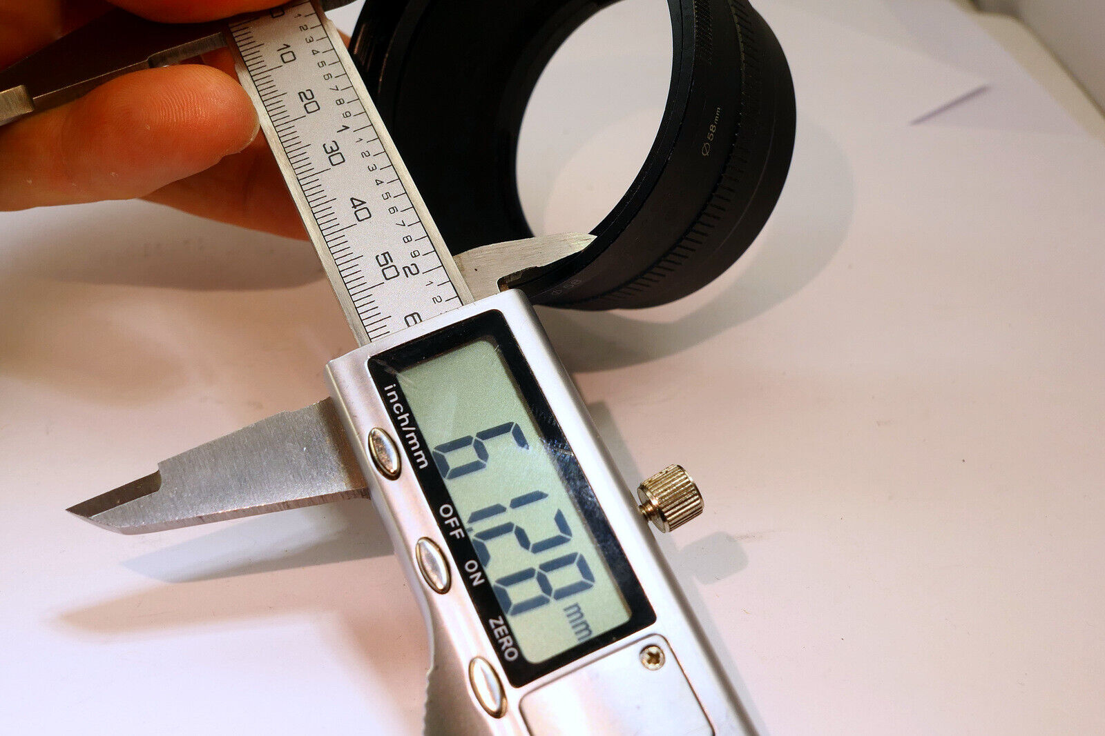 52mm Tube for camera adapter 58mm Lens twsit on type