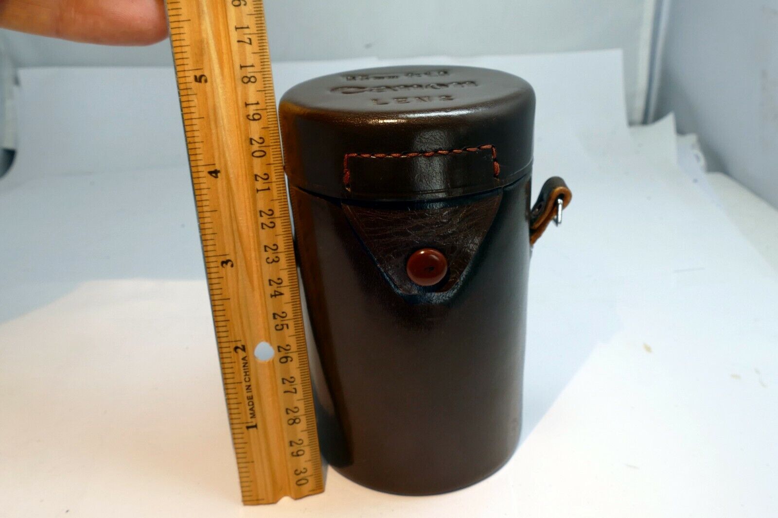 Canon  Hard Leather Lens Case for 85mm f1.9 f2 rangefinder LTM