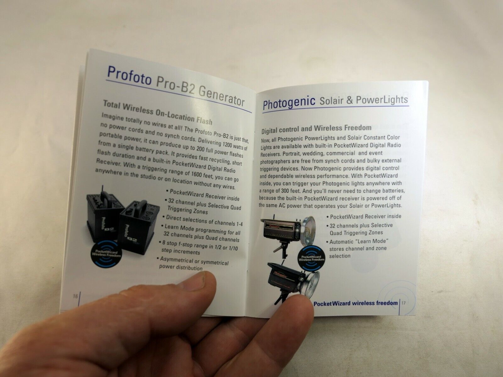 Pocket Wizard Wireless Freedom Brochure Guide  acute2R Pro Plus II
