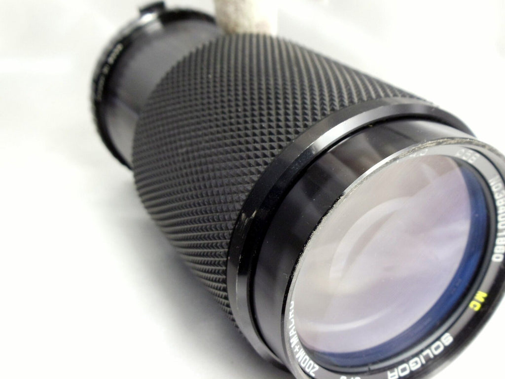 Soligor 70-210mm f4.5 OM lens manual focus for Olympus