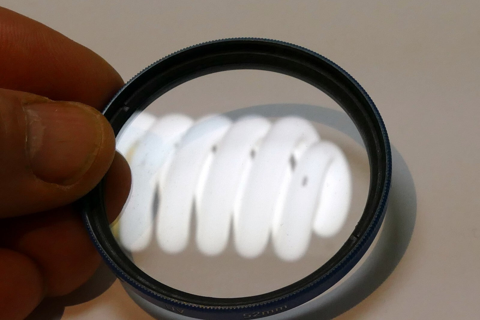 Vivitar Lens Filter 52mm UV with Blue rim