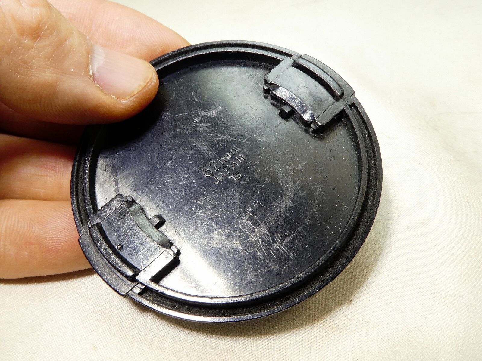 Soligor 62mm Lens Front Cap Snap on type for made in Japan