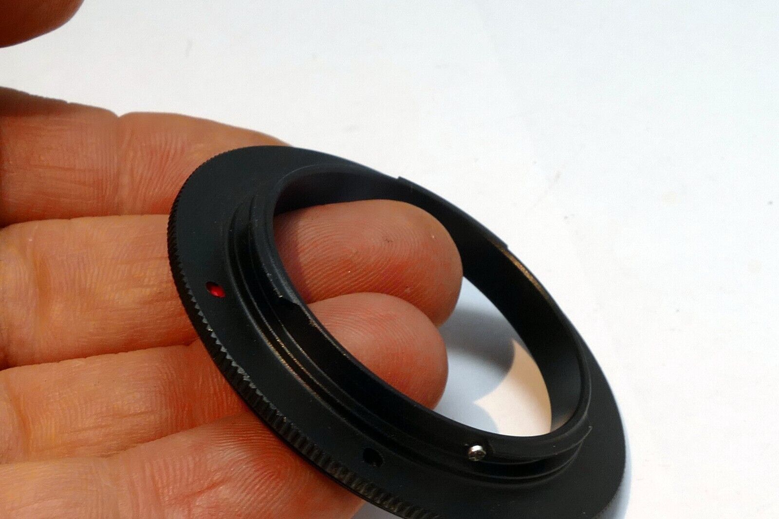 55mm to Canon EOS M Mirrorless camera mount adapter  Reverse ring Macro close-up