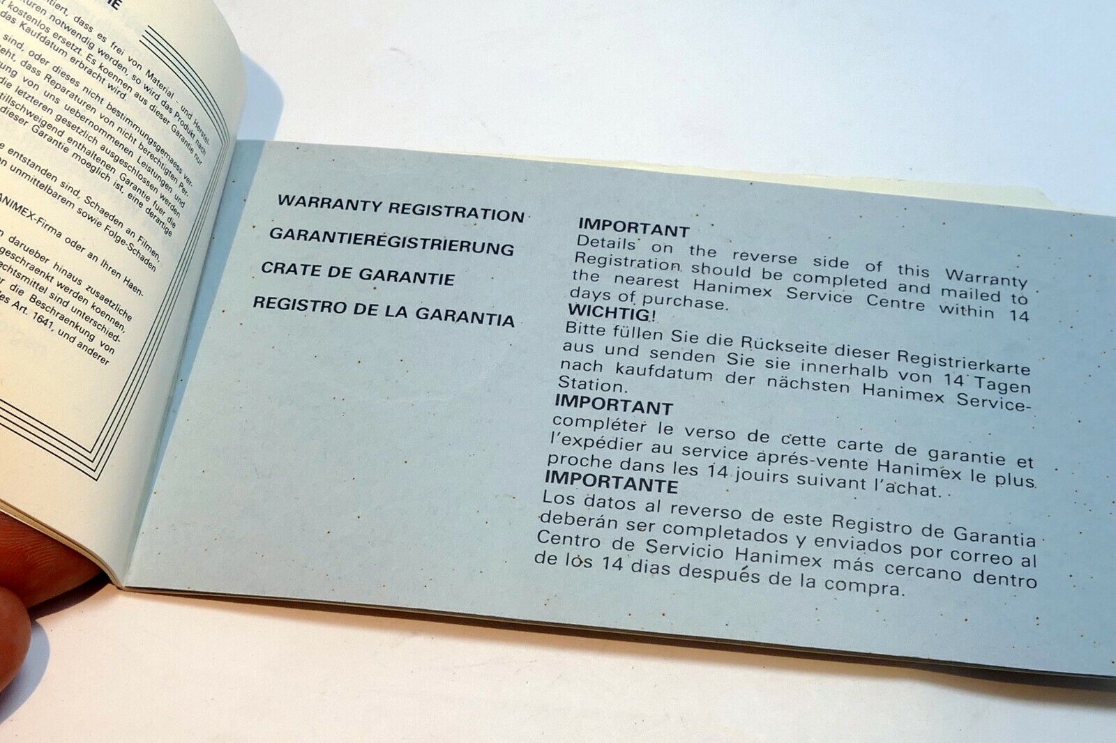 Hanimex IFS HN2 Dedicated Module flash Instruction Guide for Nikon FG FE2