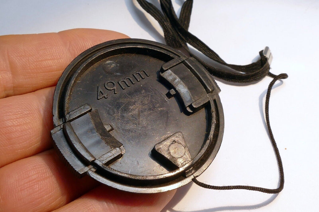 49mm Front Lens Cap  with keeper string