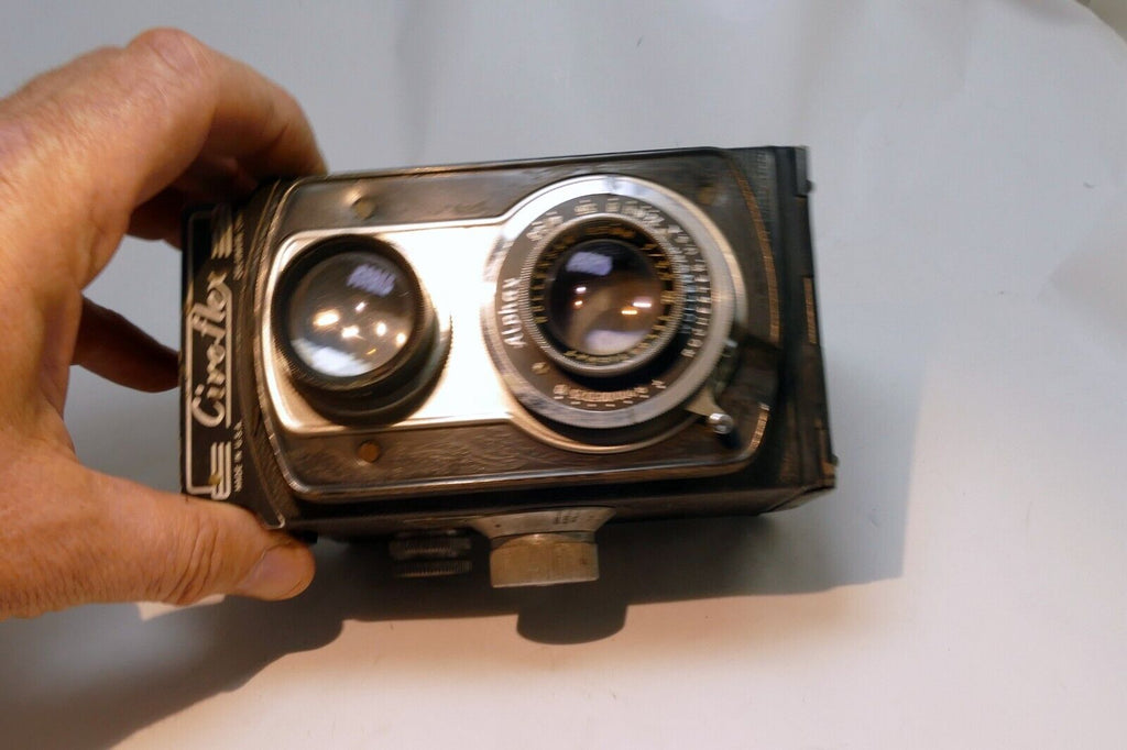 Graflex Ciro Flex TLR Camera Wollensak 85mm F3.5 Lens Alpax Shutter Rochester US
