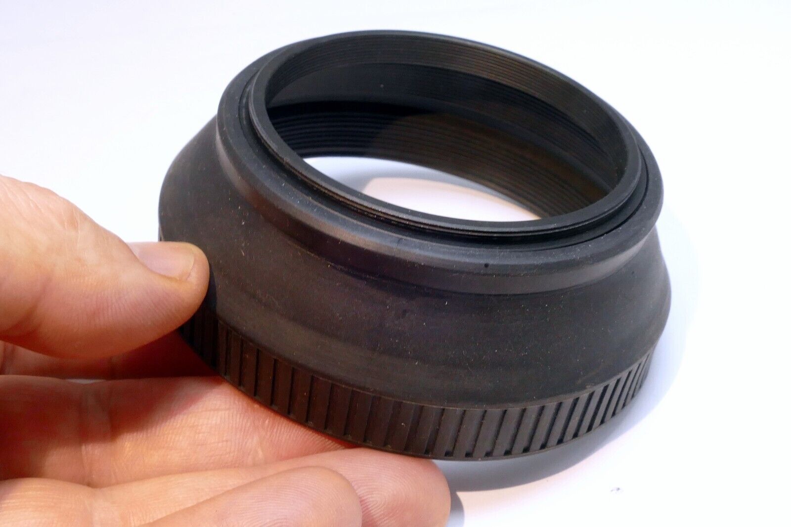 67mm Rubber Lens Hood Shade double threaded telephoto for 200mm