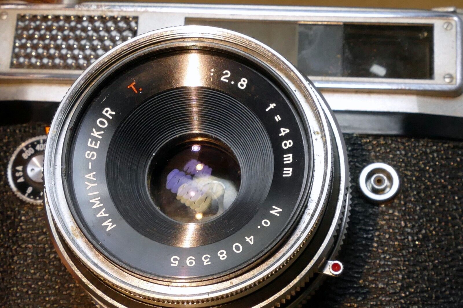 Mamiya Ruby Standard Rangefinder Camera 48mm f2.8 T Sekor Lens 35mm 1962